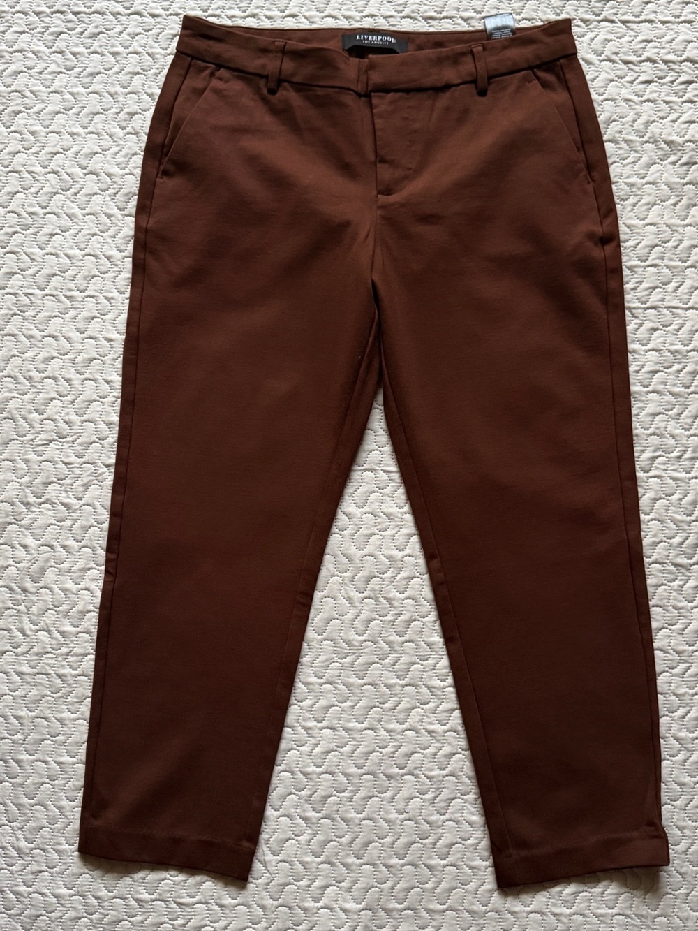 Liverpool Petite Size 10/30 Dark Brown Tailored Pants